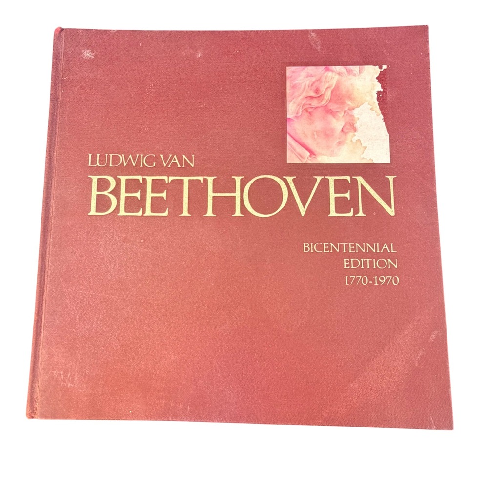 Ludwig Van Beethoven Bicentennial‎ Edition 1770-1970 Hardcover Book 1970 Germany